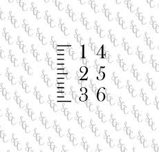 Reusable Stencil Diy Growth Chart Ruler Choose Your Font