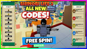 Shindo life codes are not permanent; All New Shinobi Life 2 Codes New Update Codes And Free Spins Roblox Youtube