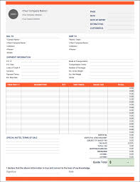 17+ Simple Invoice Format In Excel Example PNG