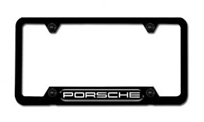 The resolution of the pictures is wonderful, the. Plate Frame Black Suncoast Porsche Parts Accessories