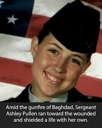 This Warrior Wednesday we are highlighting Staff Sgt. Jade Morin, a C130-J  Instructor Loadmaster at Little Rock Air Force Base. While deployed to  Afghanistan in September of 2020, her aircraft took enemy