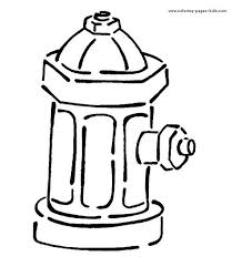Fire Hydrant Printable Fireman Color Page Coloring Pages For Kids In 2020 Coloring Pages Fire Hydrant Craft Super Coloring Pages