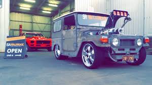 Stefanie has included what she calls roll call where every car cruises, i.e., rolls in front of the bleachers to give everyone a good look and often a little rubber is left behind. Toyota Fj40 With A Supercharged Big Block V8 Engine Swap Depot