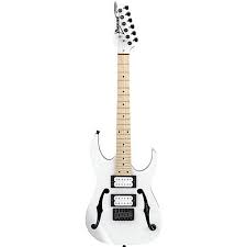 Ibanez Paul Gilbert Signature Pgmm31 6 String Electric Guitar Poplar Body 24 Frets Maple Neck Maple Fretboard Passive Pickup White