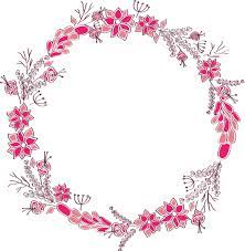 Download Hd Flower Circle Png Flower Circle Frame Png Transparent Png Image Nicepng Com
