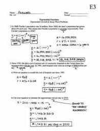 Word problems and thousands of other math skills. Exponential Growth And Decay Worksheet Answers Welcome To My Personal Blog Site Within This Time I Am Going To Explain To You Regarding Exponential Growth An