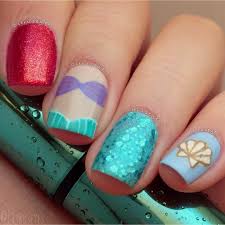 Unicornios para colorear online y para imprimir. Unas Ariel Para Ninas Unasparaninas Nailart Nails Manicura Manicure Girls Teenager Unasdecoradas Disne Little Girl Nails Nail Art Disney Disney Nails