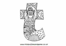 Letters of the alphabet coloring pages for kids. Letter T Colouring Sheets Kids Puzzles And Games