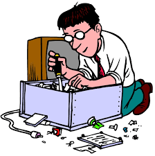 Free for commercial use high quality images Clipart Computer Engineer Cartoon