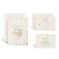 Buy The Floral Gold Wedding Invitation Kit By Celebrate It At Michaels Com Celebrate Fun Wedding Invitations Gold Wedding Invitations Wedding Invitation Kits