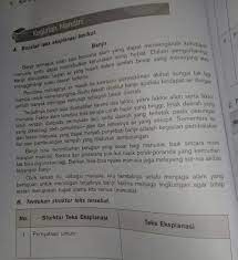 Jadi, teks eksplanasi adalah teks yang isinya tentang fenomena alam dan fenomena sosial. Struktur Teks Eksplanasi 1 Pernyataan Umum 2 Urutan Sebab 3 Urutan Akibat 4 Brainly Co Id