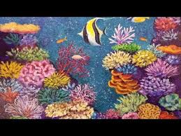They create a gorgeous ecosystem. Coral Painting Painting Inspired