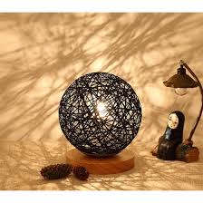 Mirrored iron, acyclic metal usage. Shop Bokt Minimalist Solid Wood Table Lamp Bedside Desk Lamp Colourful Home Decor Rattan Ball Round Lampshade Black Online From Best Table Lamps On Jd Com Global Site Joybuy Com