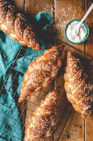 5 Strand Braid Lye Laugenzopfli Brot Brotteig Rezept Lebensmittel Essen
