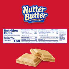 There are 120 calories in 2 cookies (25 g) of nabisco nutter butter. Nutter Butter Peanut Butter Wafer Cookies 10 5 Oz Walmart Com Walmart Com
