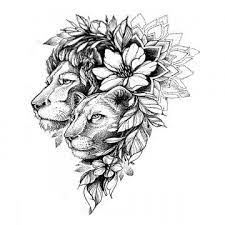 Two Lion Lion King Lion King Clipart Tattoo Illustration Png Transparent Clipart Image And Psd File For Free Download Lioness Tattoo Design Lioness Tattoo Lion Tattoo Design