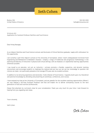 Check spelling or type a new query. Assistant Professor Nutrition And Food Science Cover Letter Template Kickresume