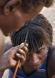 Afar Man Having A Traditional Hairstyle With A Stick To Make Curly Hair Afar Region Afambo Ethiopia Traditional Hairstyle Natural Afro Hairstyles Afro Curls