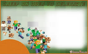Download this free printable minecraft birthday invitation and choose from two easy to use formats to create your invitations. Minecraft Celebration Invitation Invitation World