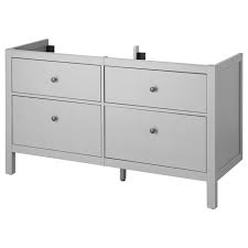 Find vanity cabinets, legs, or full vanities in a variety of styles. Hemnes Sink Cabinet With 4 Drawers Gray 55 1 8 Ikea