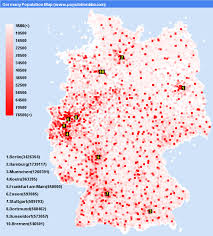 Germany Population Map Google Search Germany Map Germany Map
