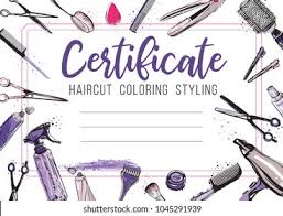 These 8+ salon gift certificate templates above are the latest design that we made a few days ago. Hair Cut Hairdressing Business Card Certificate Stock Vector Royalty Free 1045291939