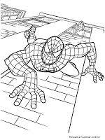Gambar mewarnai spiderman in action belajarmewarnai info. Gambar Mewarnai Spiderman Merayap Di Dinding Gedung Superman Coloring Pages Spiderman Coloring Coloring Pages Inspirational