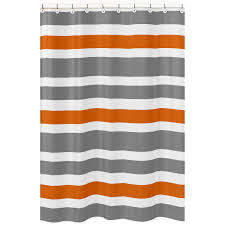 Overstock Com Online Shopping Bedding Furniture Electronics Jewelry Clothing More Orange Bathrooms Striped Shower Curtains Kids Bathroom