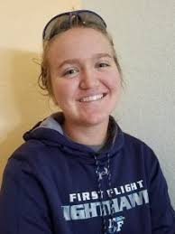 Focused Katherine Schuster crosses golf's 'white line'