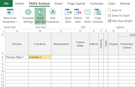 List each process component in the fmea table. Fmea Template For Excel Download Quick Tips Iqasystem