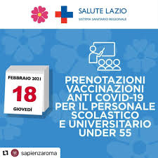 18 trials in 12 countries. Sapienza Universita Di Roma On Twitter La Regione Lazio Ha Avviato Oggi 18febbraio Le Prenotazioni Per La Vaccinazione Anti Covid Riservata Al Personale Scolastico E Universitario Nella Fascia Di Eta 18 55 Anni Docentisapienza E