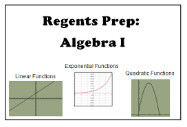 The exam requires that students show an understanding of mathematical. Regents Prep For Algebra I New York State Migrant Education Program
