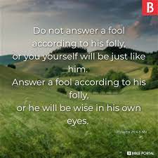 26 Bible Verses About Teasing - Page 1