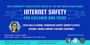 FREE Internet Safety Presentation with Hollie Strand