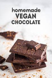 Easy Homemade Vegan Chocolate Recipe Vegan Chocolate Recipes Homemade Chocolate Bars Vegan Chocolate Bars