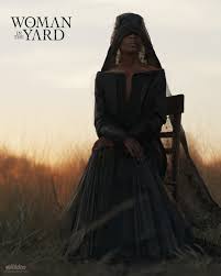 The Woman in the Yard - Costume Work This image was created early in the  production with costume designers @kurtandbart2 to help visualize the  character's look and feel. The silhouette, texture of