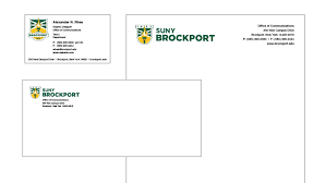 Get order personalized business cards or make your own from scratch! Ordering A Business Card College Stationery Suny Brockport