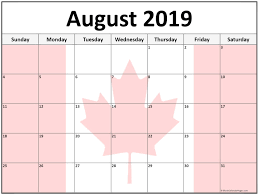 August 2019 Calendar Canada August2019 Augustcalendar Augustcalendar2019 Holiday Calendar Printable Holiday Calendar 2019 Calendar
