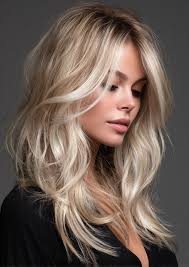 Bright creamy blonde with a soft money piece. Airy, dimensional, and  classic. 💛