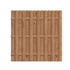 Outdoor Essentials 6 Ft X 6 Ft Pressure Treated Cedar Tone Wood Moulded Multi Style Fence Panel 204977 The Home Depot Fence Panels Wood Fence Building A Fence
