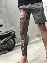 Irezumi culture tattoo's instagram post: Hinh XÄƒm Hoa Máº«u Ä'Æ¡n Kin Chan Tattoo Full Chan Ä'áº¹p
