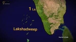 Map of lakshadweep area hotels: Coral Island E