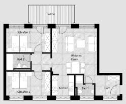 Open plan living is all about free flowing spaces and is becoming increasingly popular. Floor Plan Of A 3 Room Apartment And Living Room 5 Download Scientific Diagram