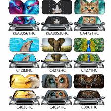 Fitting to other cars and trucks uses similar methods. Animal Cool Car Sun Shade Blocks Windshield Front Folding Sunscreen Shield Visor Ebay