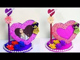 Como Hacer Regalos Para El Dia De La Madre Con Reciclaje Portaretratos Regalo Para Dia De Las Madres Portaretratos Con Material Reciclado Youtube Handmade Photo Frames Photo Frame Foam Sheet Crafts