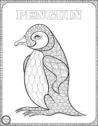 In 20th century scientists have studied some of the therapeutic advantages of coloring pages, especially for adults. Penguin Coloring Page From Animal Coloring Pages Growing Play