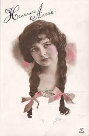 1910 S Rppc Real Photo Postcard Beautiful Edwardian Girl Dark Long Hair Ebay Photo Postcards Postcard Photo