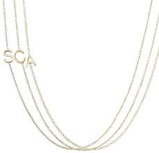 Maya Brenner Mark And Graham Asymmetrical Initial Necklace Sponsored Affiliate Asymmetrical Initial Necklace Affordable Bridesmaid Jewelry Initial Necklace