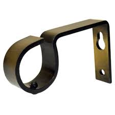 • how to ceiling mount a traverse rod with the supplied brackets. Set Of 2 Drapery Rod Brackets Antique Brass Versailles Home Fashions Target