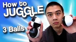 This video shows you how to juggle three balls, by breaking down thiscomplex task into 5 achievable steps:1) toss and catch one ball, from waist level up to. Juggling Tutorial How To Juggle 3 Balls Youtube